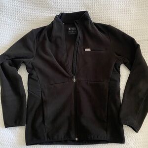Figs Charcoal Fleece Jacket